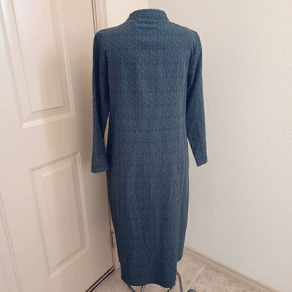 Green embroiled tunic dress M - Picture 4 of 5